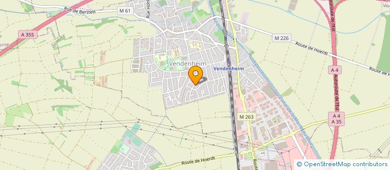 localisation de l'entreprise SCM DRS J. RICHERT ET C. DITTLY RICHERT  VENDENHEIM