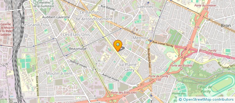 localisation de l'entreprise SCM DRS JANIN BERIEL RUIZ  LYON