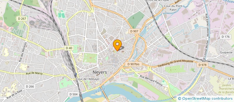 localisation de l'entreprise SCM DRS LAPLANCHE MAZOYER ET SCHUHLER à NEVERS