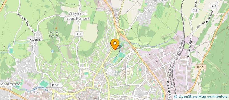localisation de l'entreprise SCM DRS LETONDEL ET MOUHAT à LONS-LE-SAUNIER