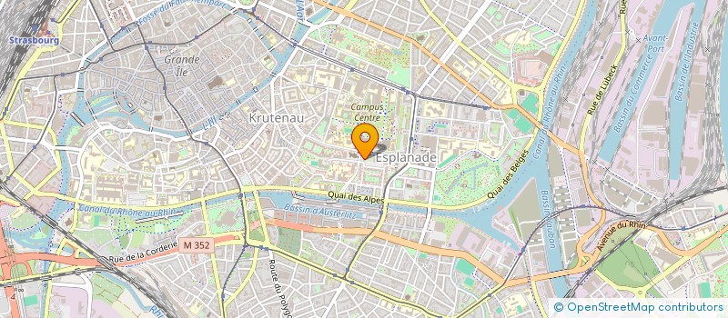 localisation de l'entreprise SCM DRS PFERSDORFF ET GROUT DE BEAUFORT à STRASBOURG