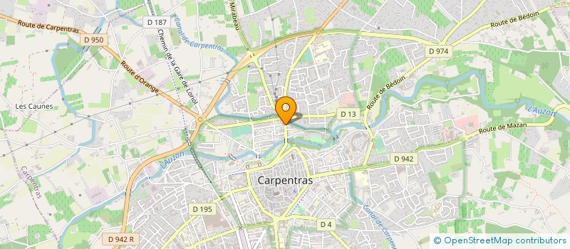 localisation de l'entreprise SCM DRS TABARDEL BERR LAPIERRE à CARPENTRAS