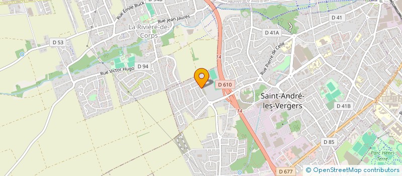 localisation de l'entreprise SCM DRYATEKINE à SAINT-ANDRE-LES-VERGERS