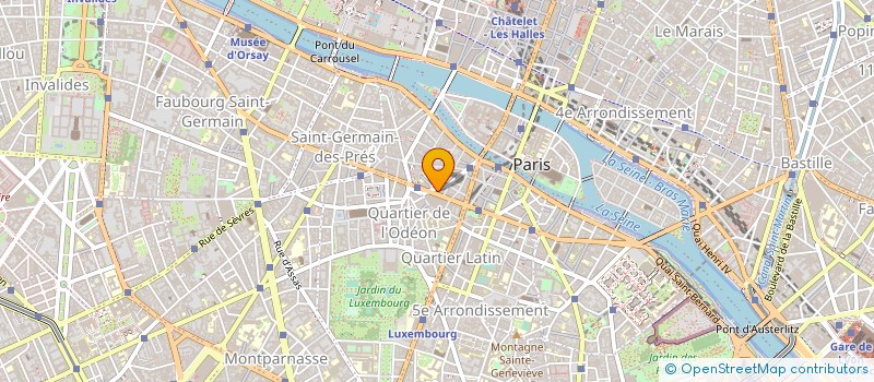 localisation de l'entreprise SCM DU 116 BOULEVARD SAINT GERMAIN  PARIS