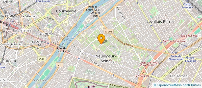 localisation de l'entreprise SCM DU 16 RUE DE L AMIRAL DE JOINVILLE à NEUILLY-SUR-SEINE
