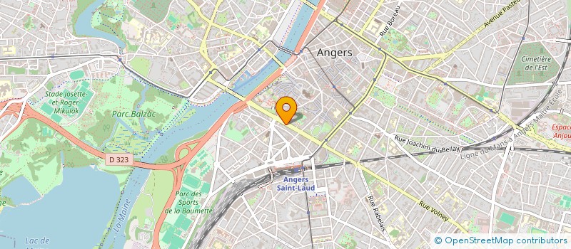 localisation de l'entreprise SCM DU 16BIS DU ROI RENE à ANGERS