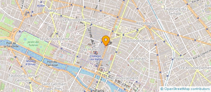 localisation de l'entreprise SCM DU 2 RUE DU CYGNE PARIS 1ER à PARIS