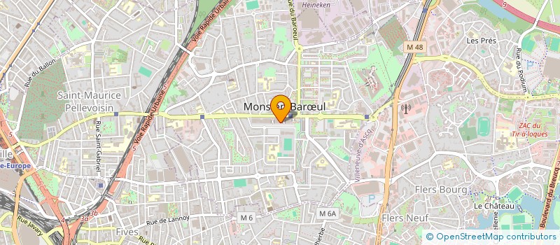 localisation de l'entreprise SCM DU 211 CABINET DE MEDECINS  MONS-EN-BARUL