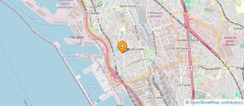 localisation de l'entreprise SCM DU 23 CHE MADRAGUE VILLE à MARSEILLE