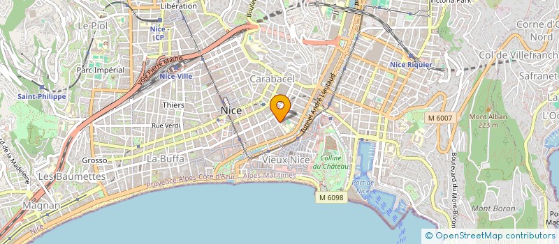 localisation de l'entreprise SCM DU 38 GIOFFREDO à NICE