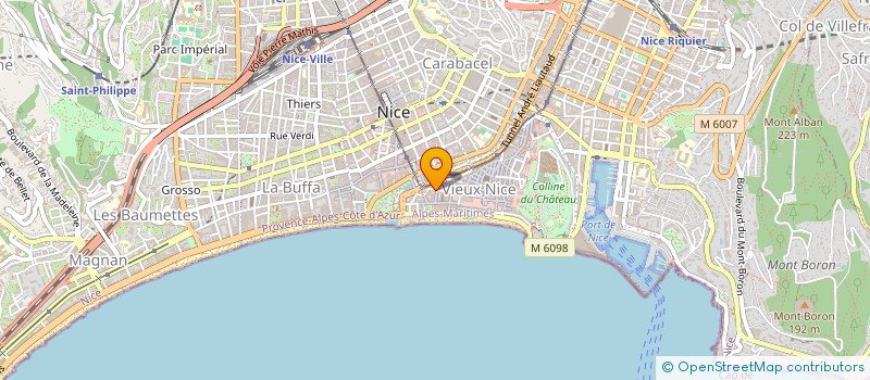 localisation de l'entreprise SCM DU 4 RUE ALEXANDRE MARI-NICE  NICE