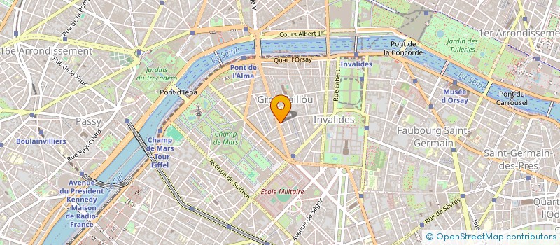 localisation de l'entreprise SCM DU 47 BIS AVENUE BOSQUET  PARIS