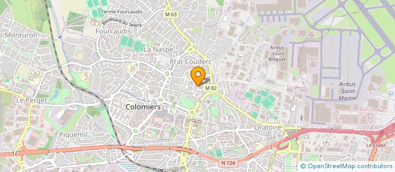 localisation de l'entreprise SCM DU 5 à COLOMIERS