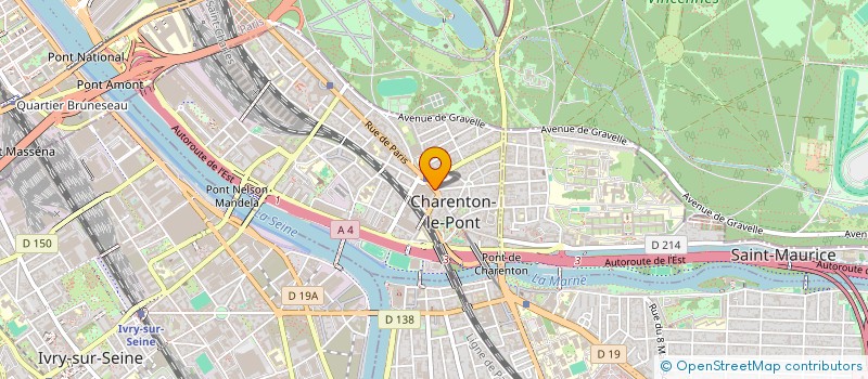 localisation de l'entreprise SCM DU 71 RUE DE PARIS à CHARENTON-LE-PONT