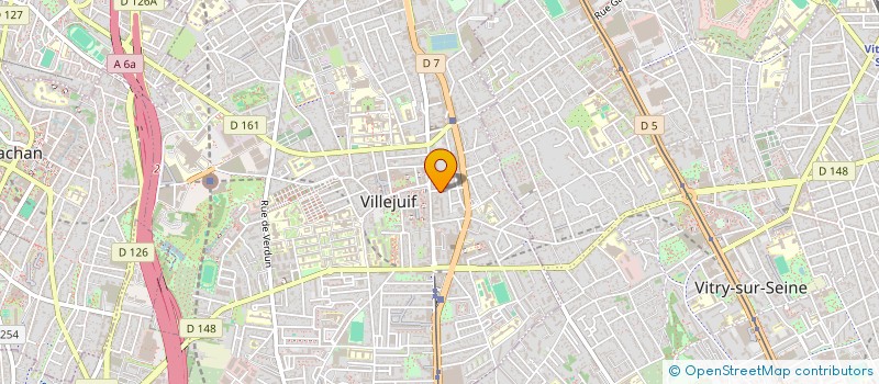 localisation de l'entreprise SCM DU 8 RUE GUYNEMER  VILLEJUIF