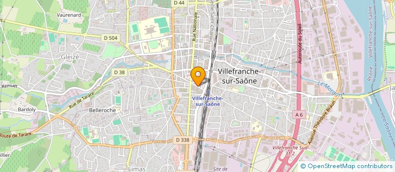 localisation de l'entreprise SCM DU BOULEVARD LOUIS BLANC à VILLEFRANCHE-SUR-SAONE