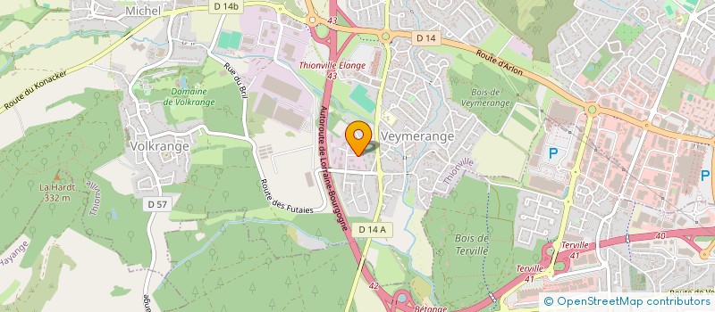 localisation de l'entreprise SCM DU BUCHEL à THIONVILLE