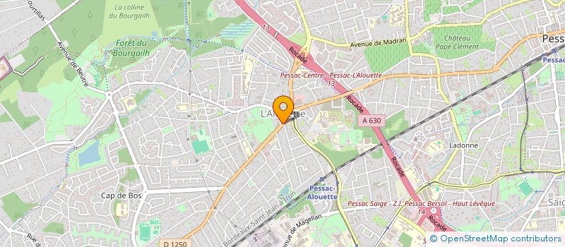 localisation de l'entreprise SCM DU CABINET DE L'ALOUETTE à PESSAC