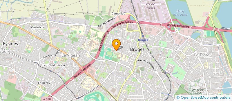 localisation de l'entreprise SCM DU CABINET DENTAIRE DES DOCTEURS BIRAC ET MARTIN à BRUGES