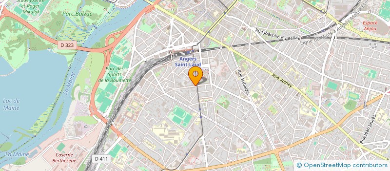 localisation de l'entreprise SCM DU CABINET MEDICAL CHANZY à ANGERS