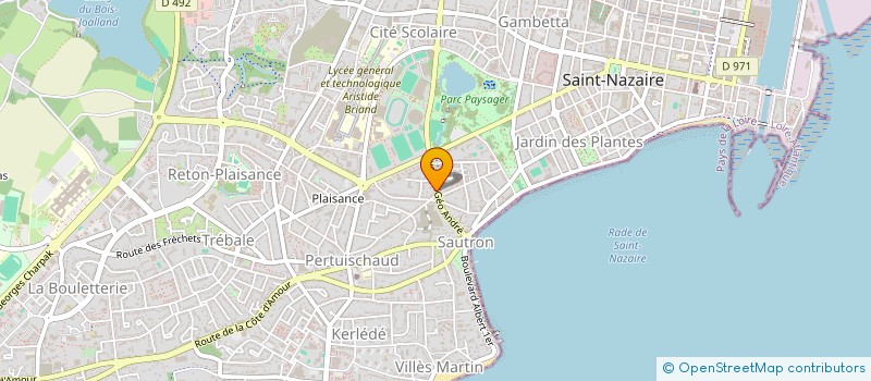localisation de l'entreprise SCM DU CABINET MEDICAL GEO ANDRE à SAINT-NAZAIRE