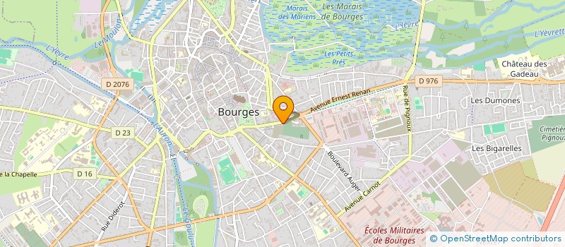 localisation de l'entreprise SCM DU CABINET MEDICAL ST BONNET  BOURGES