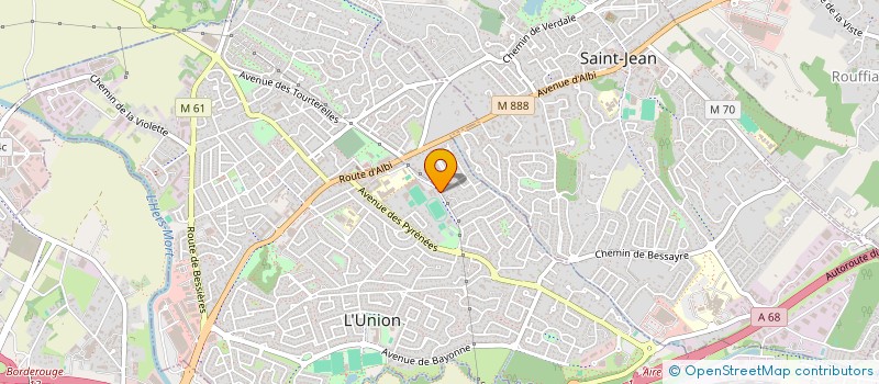 localisation de l'entreprise SCM DU CENTRE MEDICAL DE L'UNION à L'UNION