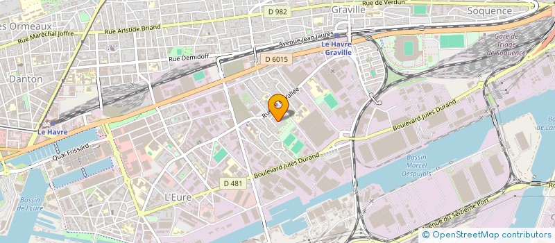 localisation de l'entreprise SCM DU CENTRE MEDICAL DE LA VALLEE à LE HAVRE