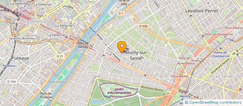 localisation de l'entreprise SCM DU CENTRE OPHTALMOLOGIQUE ROULLE- PERETTI à NEUILLY-SUR-SEINE
