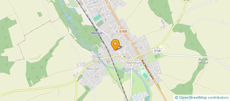 localisation de l'entreprise SCM DU CENTRE PARAMEDICAL à MOREUIL