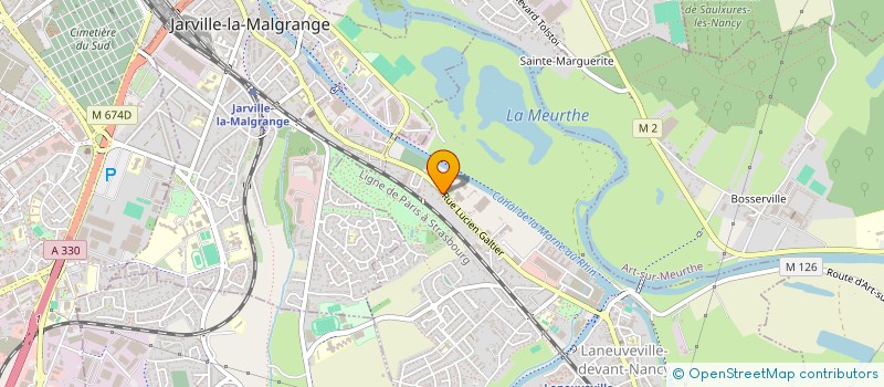 localisation de l'entreprise SCM DU CHARMOIS  VANDOEUVRE LES NANCY