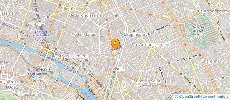 localisation de l'entreprise SCM DU CHEMIN VERT  PARIS