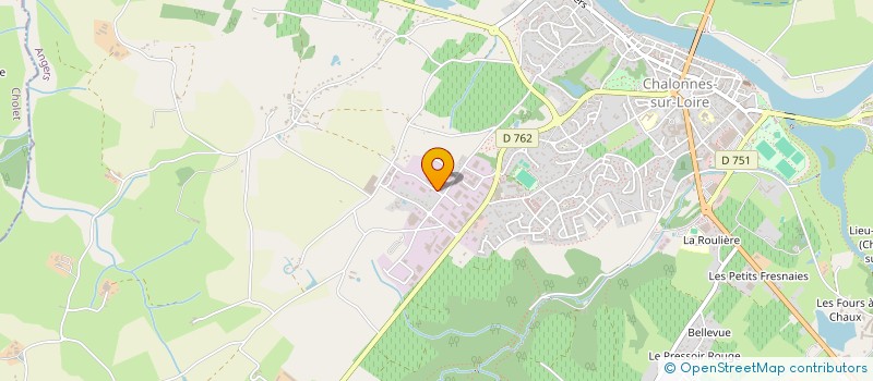 localisation de l'entreprise SCM DU CHENE GALANT à CHALONNES-SUR-LOIRE