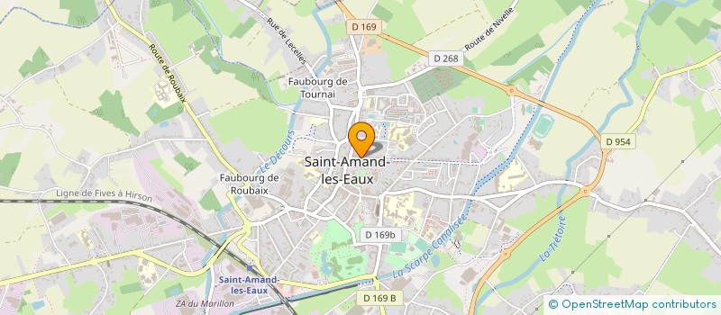 localisation de l'entreprise SCM DU CLOS à SAINT-AMAND-LES-EAUX