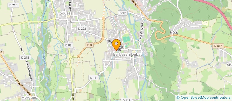 localisation de l'entreprise SCM DU CLOS FLEURI  BARBAZAN-DEBAT