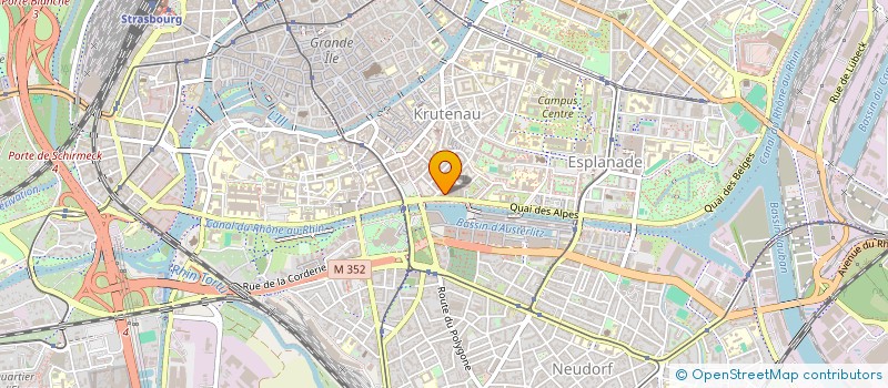 localisation de l'entreprise SCM DU COPF à STRASBOURG