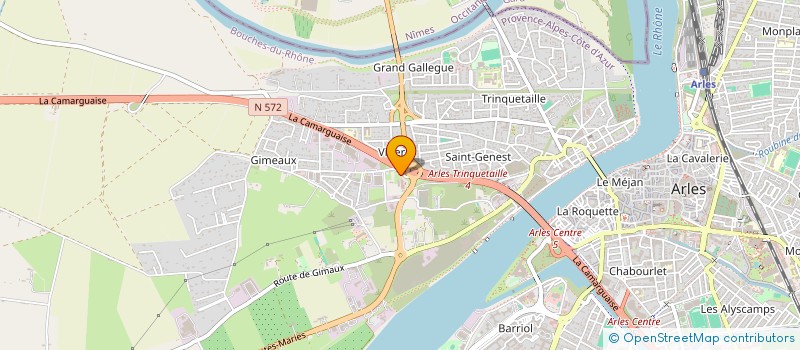 localisation de l'entreprise SCM DU DELTA à ARLES
