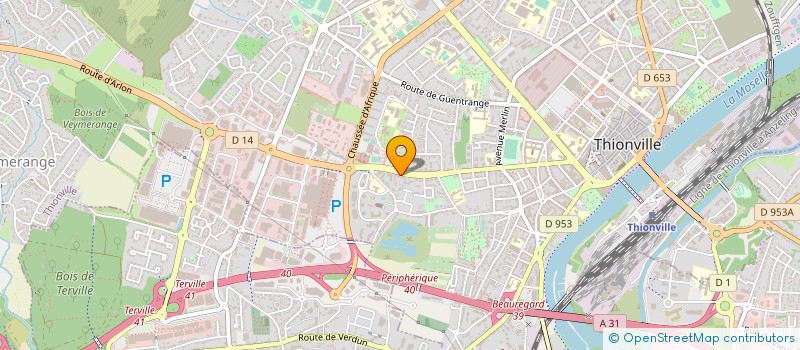 localisation de l'entreprise SCM DU DOCTEUR PARICKMILER ET DE LA SELARL PACINI à THIONVILLE