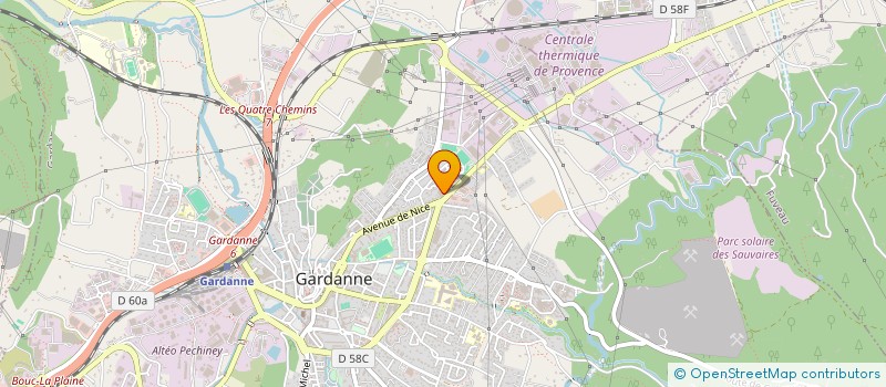 localisation de l'entreprise SCM DU DOCTEUR PAYET & ASSOCIES à GARDANNE