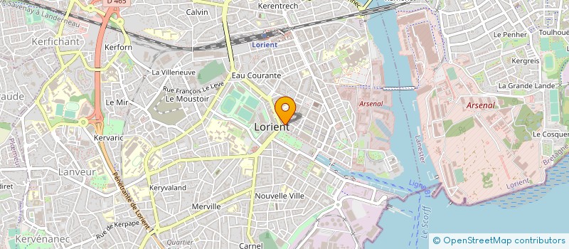 localisation de l'entreprise SCM DU FAOUEDIC à LORIENT