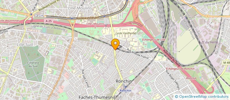 localisation de l'entreprise SCM DU FAUBOURG DE DOUAI à LILLE
