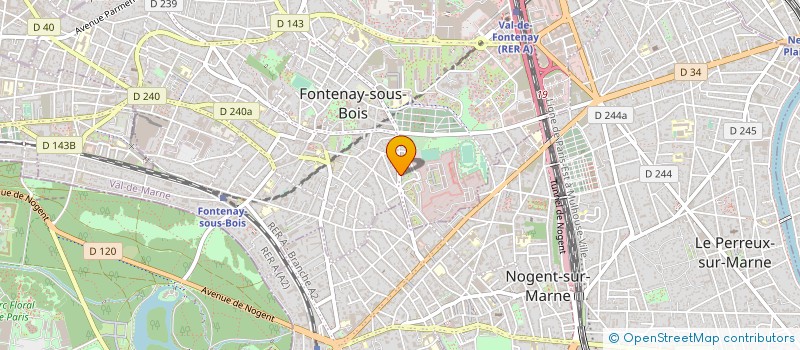 localisation de l'entreprise SCM DU FORT à FONTENAY-SOUS-BOIS