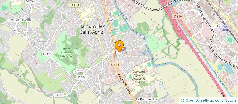 localisation de l'entreprise SCM DU GROUPE MEDICAL DE PORT SUD  RAMONVILLE-SAINT-AGNE