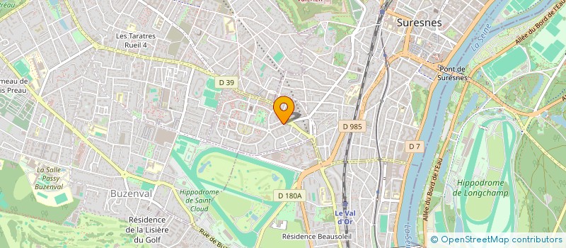 localisation de l'entreprise SCM DU GROUPE MEDICAL EDOUARD VAILLANT à SURESNES
