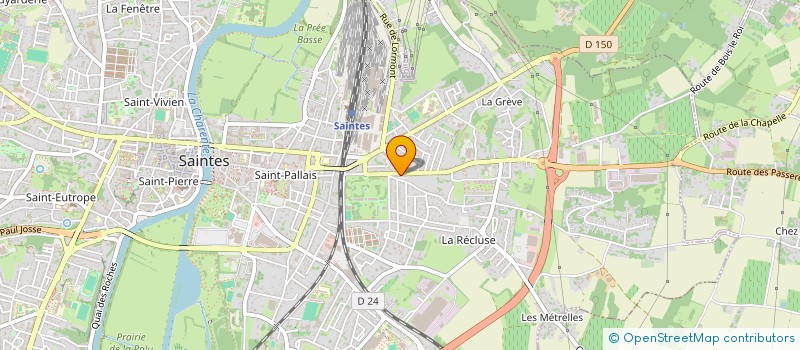 localisation de l'entreprise SCM DU HARAS à SAINTES