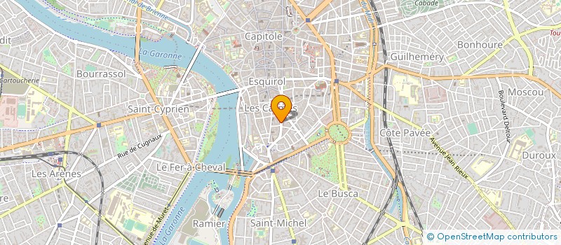 localisation de l'entreprise SCM DU LANGUEDOC  TOULOUSE