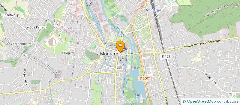 localisation de l'entreprise SCM DU LOING à MONTARGIS