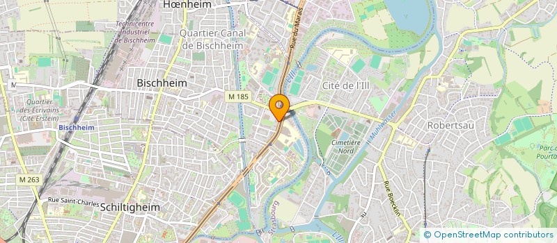 localisation de l'entreprise SCM DU MARAIS à BISCHHEIM