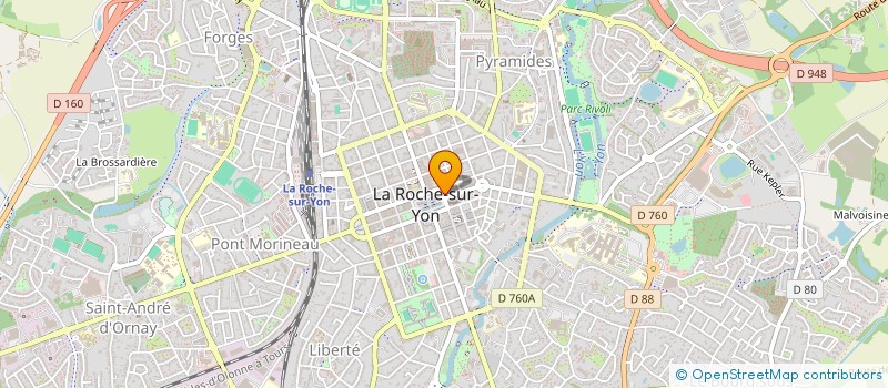 localisation de l'entreprise SCM DU MIDI  LA ROCHE-SUR-YON