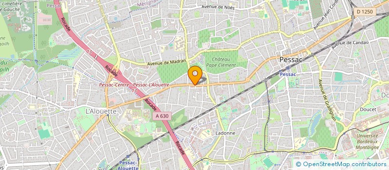 localisation de l'entreprise SCM DU MONTEIL à PESSAC